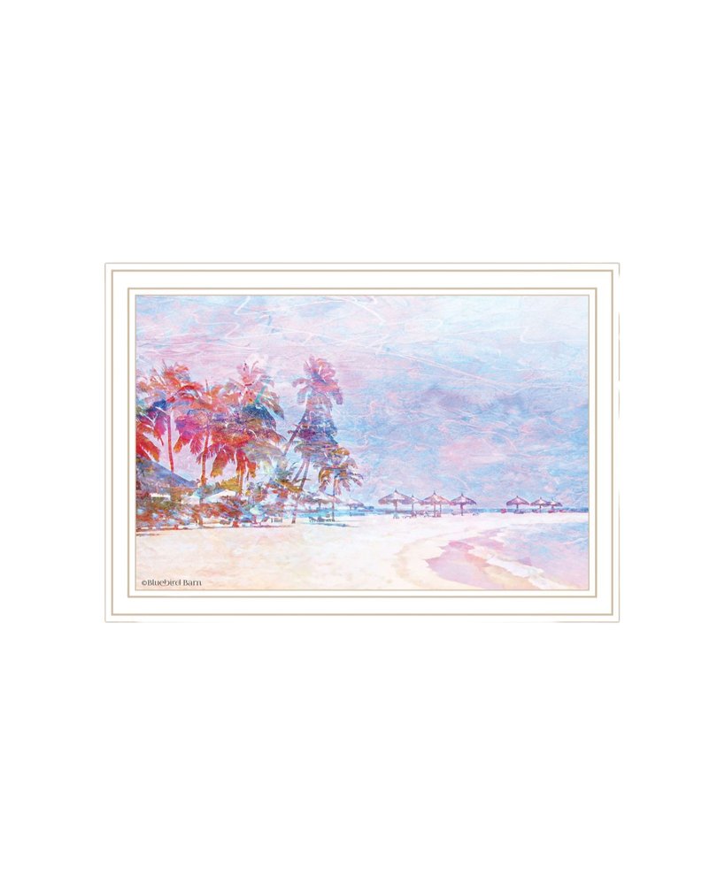 Set Of Two Rainbow Beachside White Framed Wall Art HomeRoots