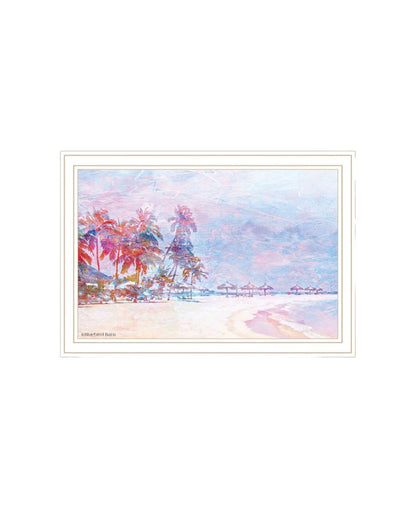 Set Of Two Rainbow Beachside White Framed Wall Art HomeRoots