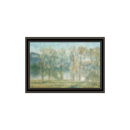 Set Of Two Peaceful Lake Reflection Black Framed Wall Art HomeRoots