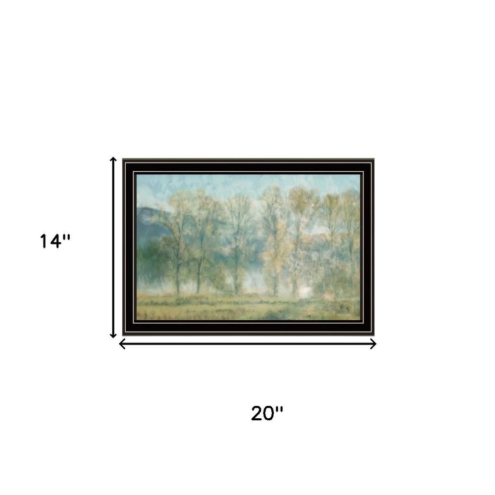 Set Of Two Peaceful Lake Reflection Black Framed Wall Art HomeRoots