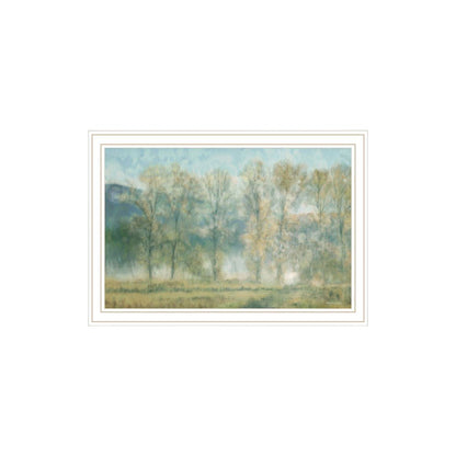 Set Of Two Peaceful Lake Reflection White Framed Wall Art HomeRoots