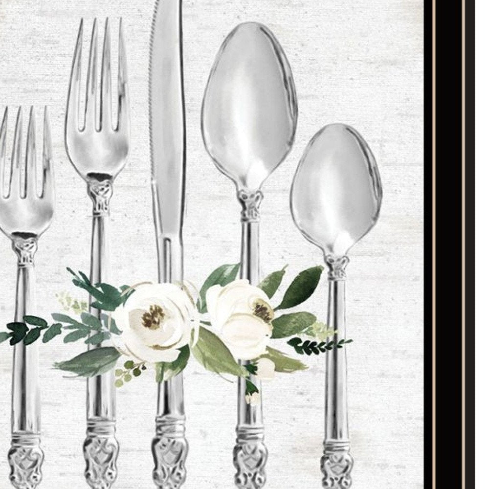 Set Of Two Ready to Dine Humor Black Framed Wall Art HomeRoots