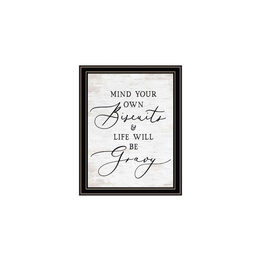 Set Of Two Ready to Dine Humor Black Framed Wall Art — view 4