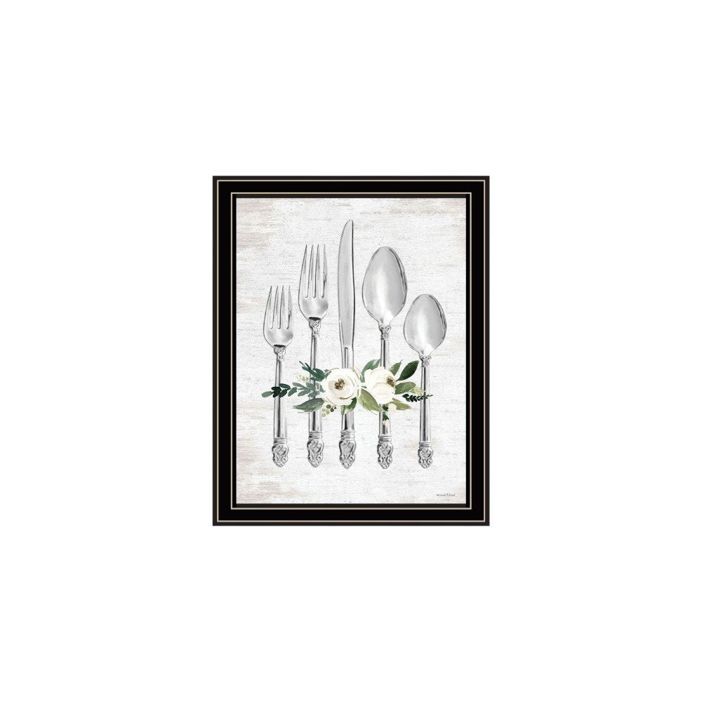 Set Of Two Ready to Dine Humor Black Framed Wall Art HomeRoots