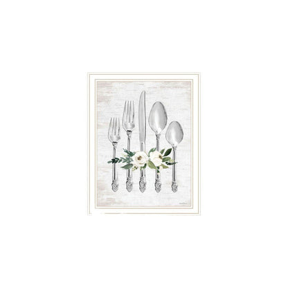 Set Of Two Ready to Dine Humor White Framed Wall Art HomeRoots