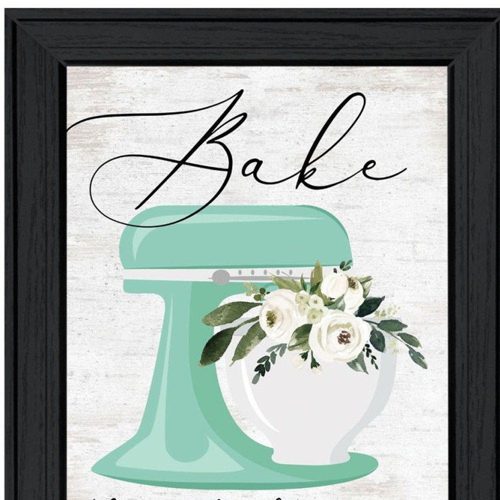 Set Of Two A Better Batter Black Framed Wall Art — view 2