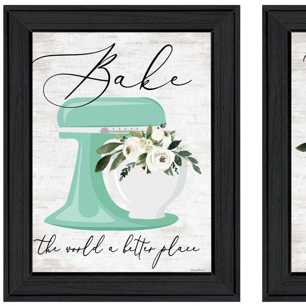 Set Of Two A Better Batter Black Framed Wall Art HomeRoots