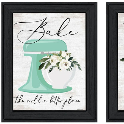 Set Of Two A Better Batter Black Framed Wall Art HomeRoots