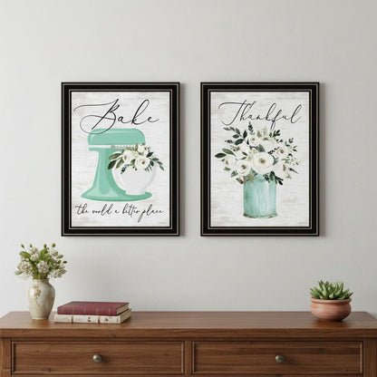 Set Of Two A Better Batter Black Framed Wall Art HomeRoots