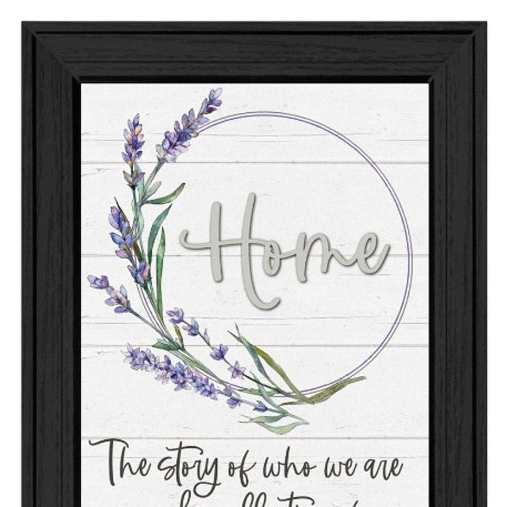 Set Of Two "My Families Story" Black Framed Wall Art — view 7