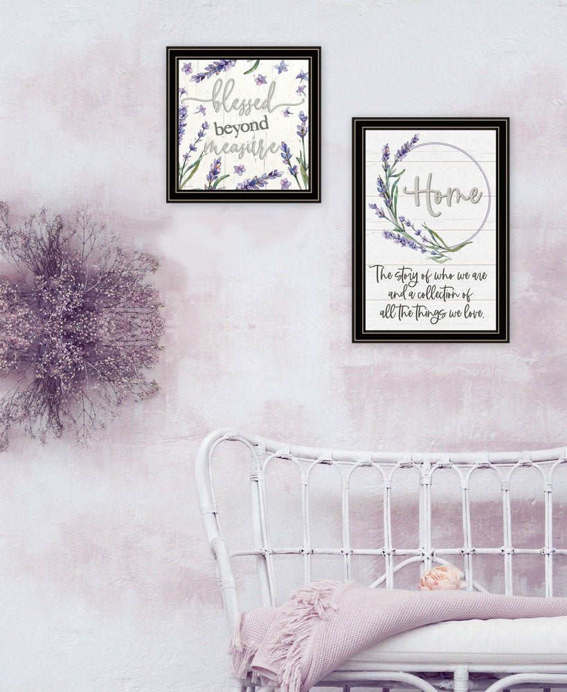 Set Of Two "My Families Story" Black Framed Wall Art — view 2