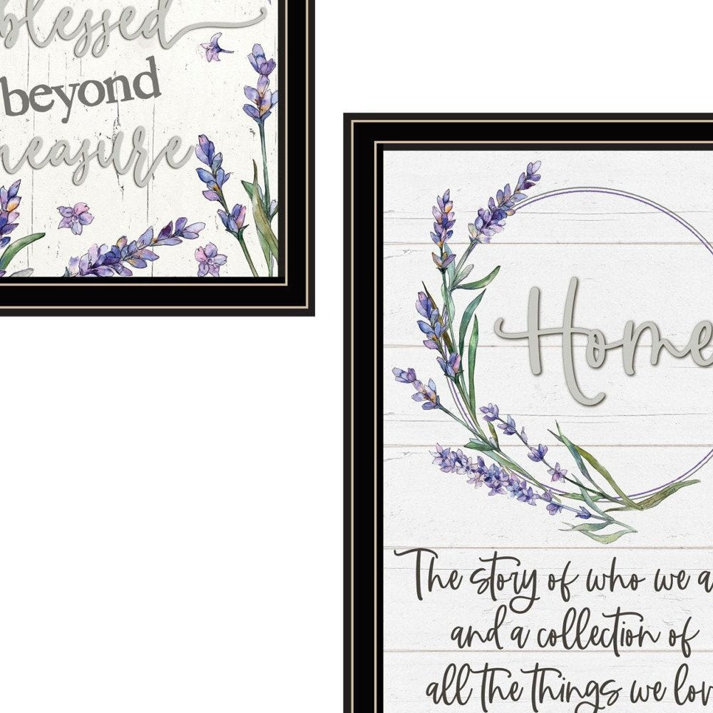 Set Of Two "My Families Story" Black Framed Wall Art — view 3