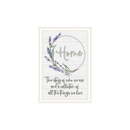 Set Of Two "My Families Story" White Framed Wall Art HomeRoots