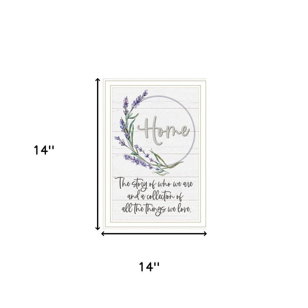 Set Of Two "My Families Story" White Framed Wall Art — view 5