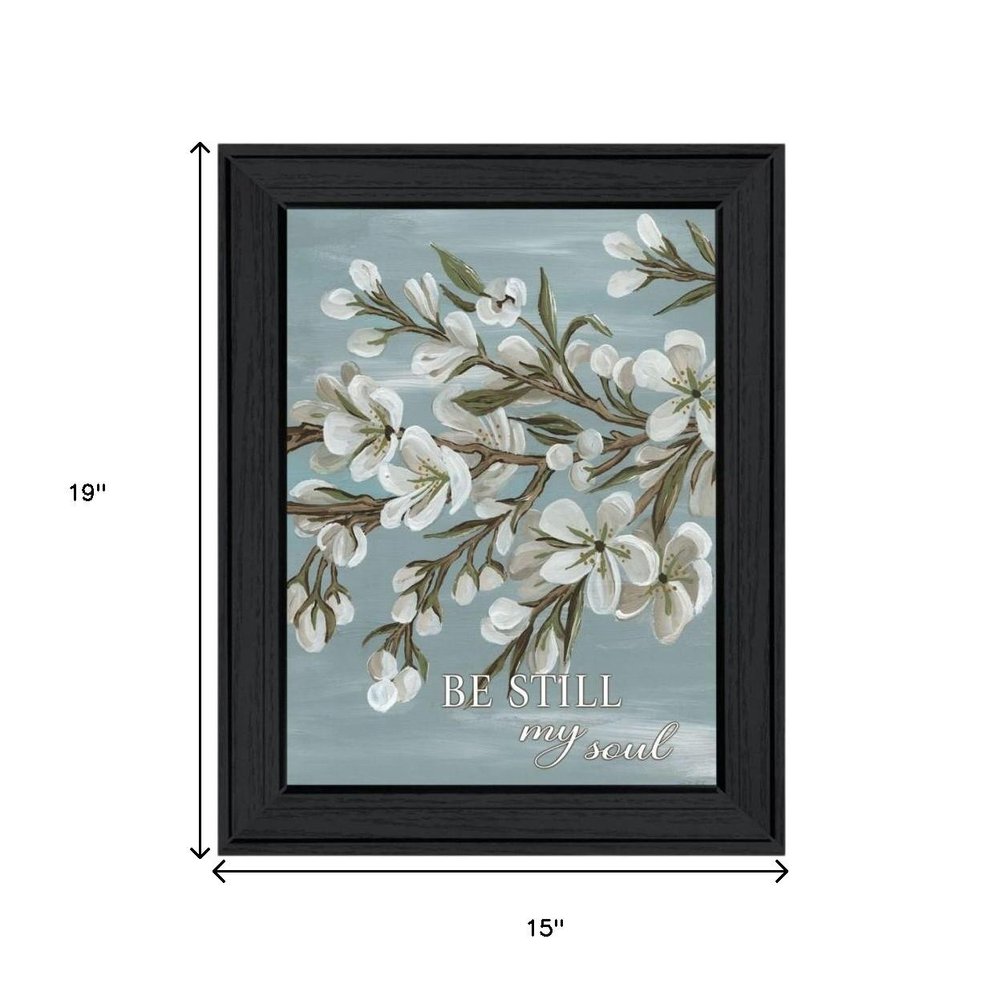 Set Of Three "Pray More And Worry Less" Black Framed Wall Art HomeRoots