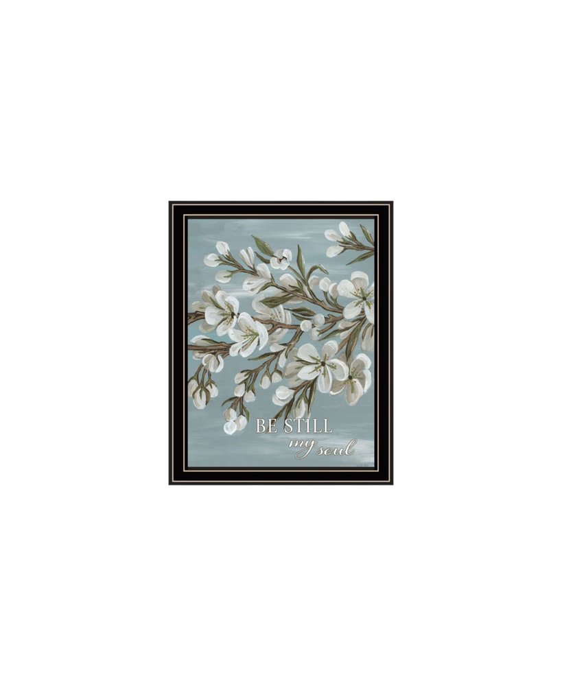Set Of Three "Pray More And Worry Less" Black Framed Wall Art HomeRoots