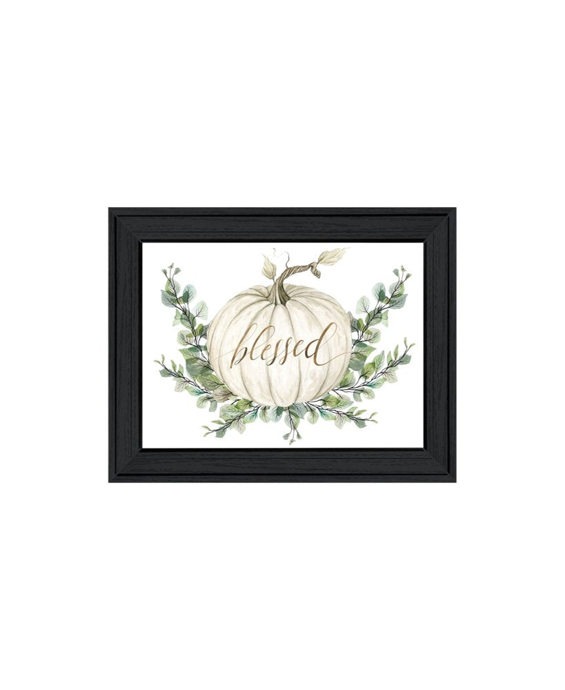 Set Of Two "Gather And Give" Black Framed Wall Art HomeRoots