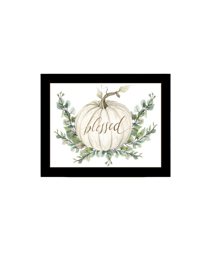 Set Of Two "Gather And Give" Black Framed Wall Art HomeRoots