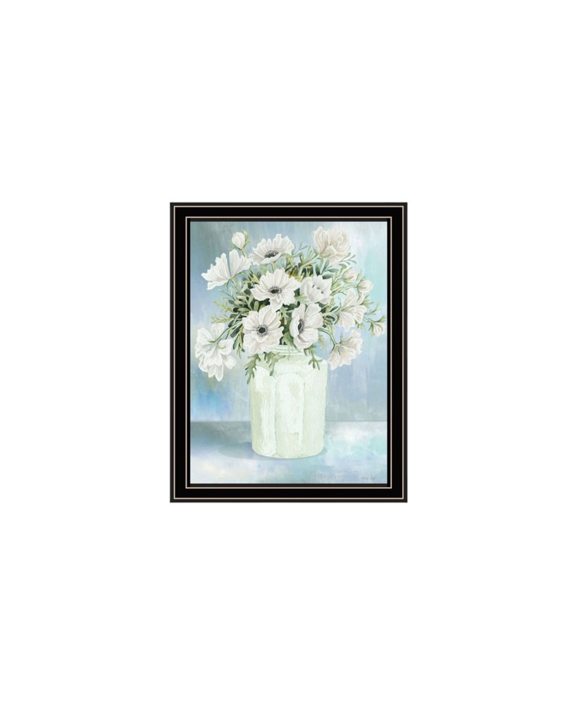 Set Of Two "Country Crock of Florals and Berries" Black Framed Wall Art — view 5