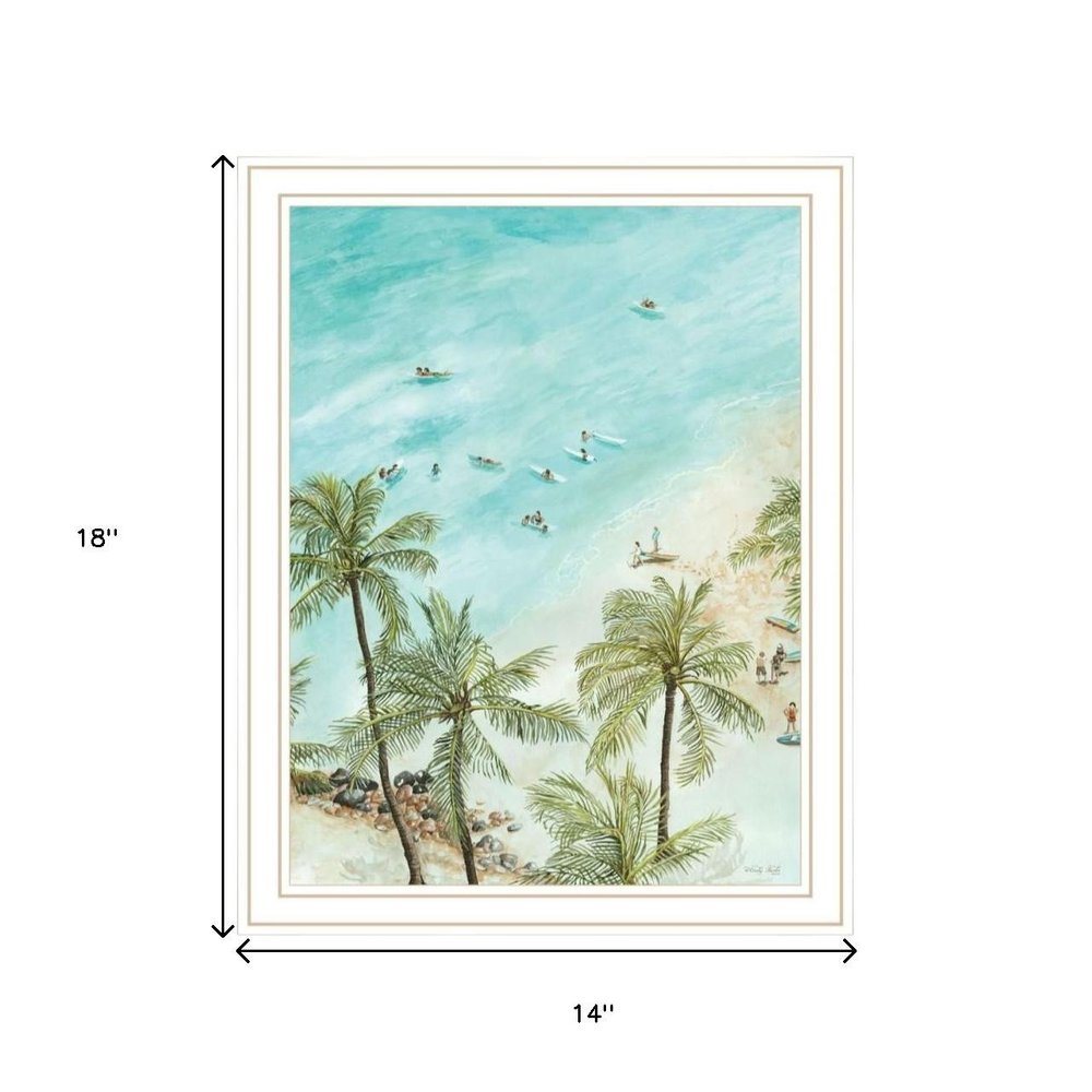 Set Of Two "Wild and Free" In the Ocean Breeze! White Framed Wall Art HomeRoots