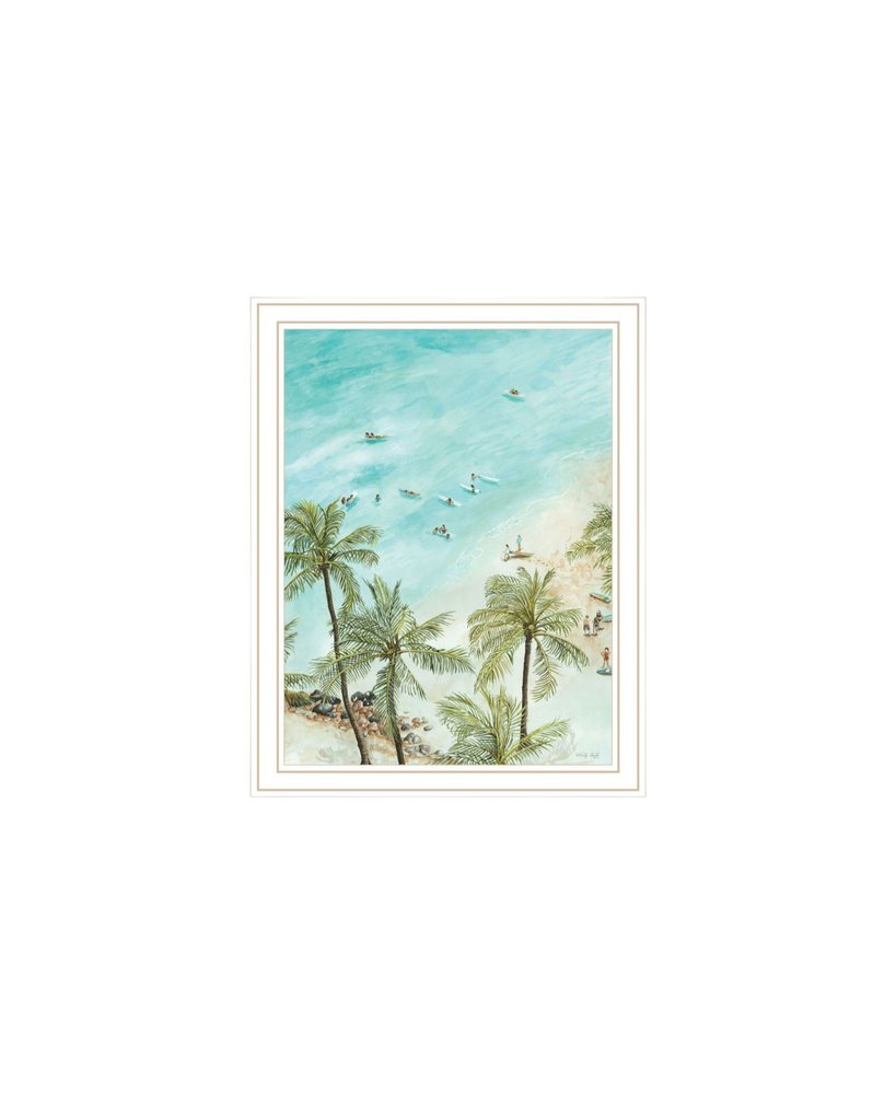 Set Of Two "Wild and Free" In the Ocean Breeze! White Framed Wall Art HomeRoots