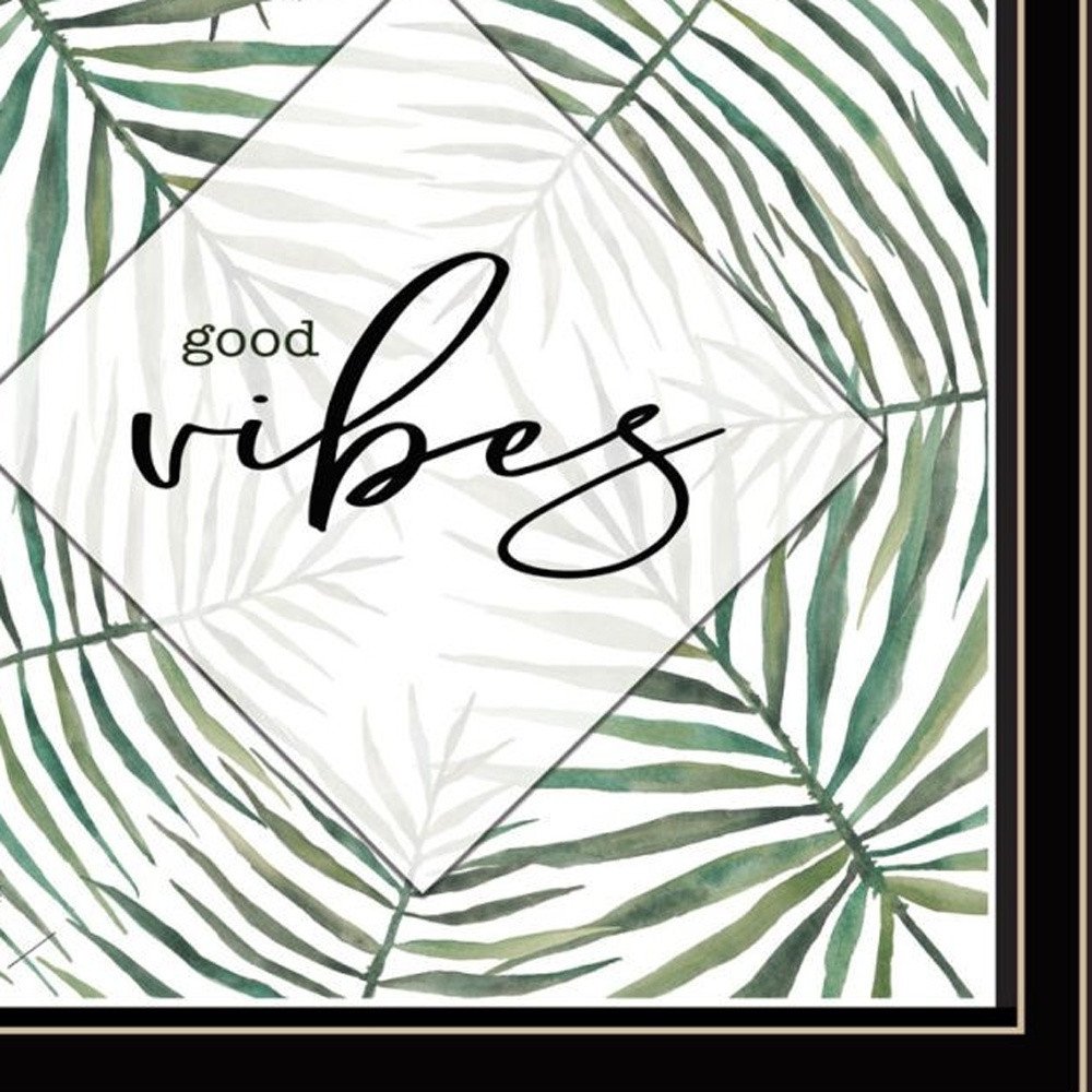 Set Of Two "Beach More And Worry Less" Black Framed Wall Art — view 2