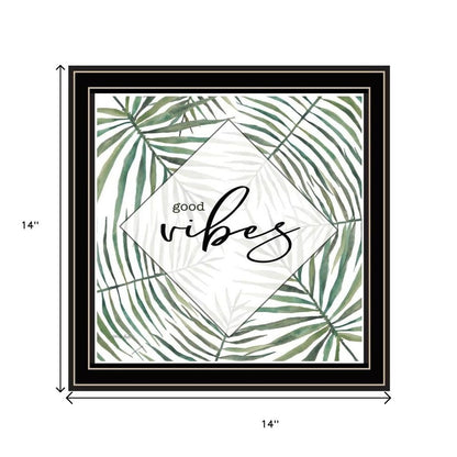 Set Of Two "Beach More And Worry Less" Black Framed Wall Art HomeRoots