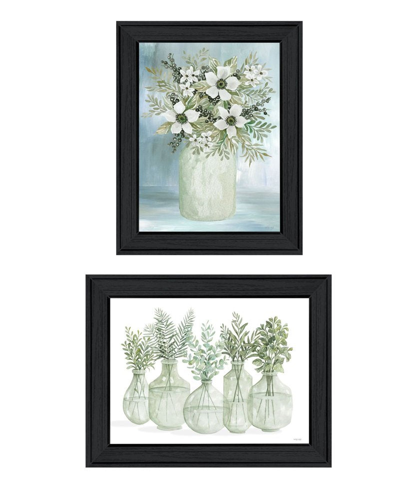 Set Of Two Sage One Black Framed Wall Art HomeRoots