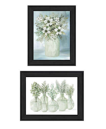 Set Of Two Sage One Black Framed Wall Art HomeRoots