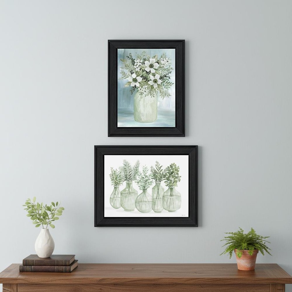 Set Of Two Sage One Black Framed Wall Art — view 4