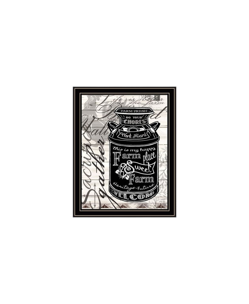 Set Of Two "OH What FuneJust try reading these!" Black Framed Wall Art — view 5