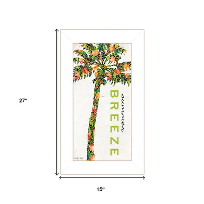 Set Of Two "Beach And Summer Breeze- Take Me There" White Framed Wall Art HomeRoots