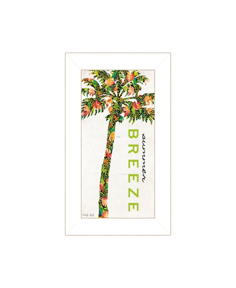 Set Of Two "Beach And Summer Breeze- Take Me There" White Framed Wall Art HomeRoots