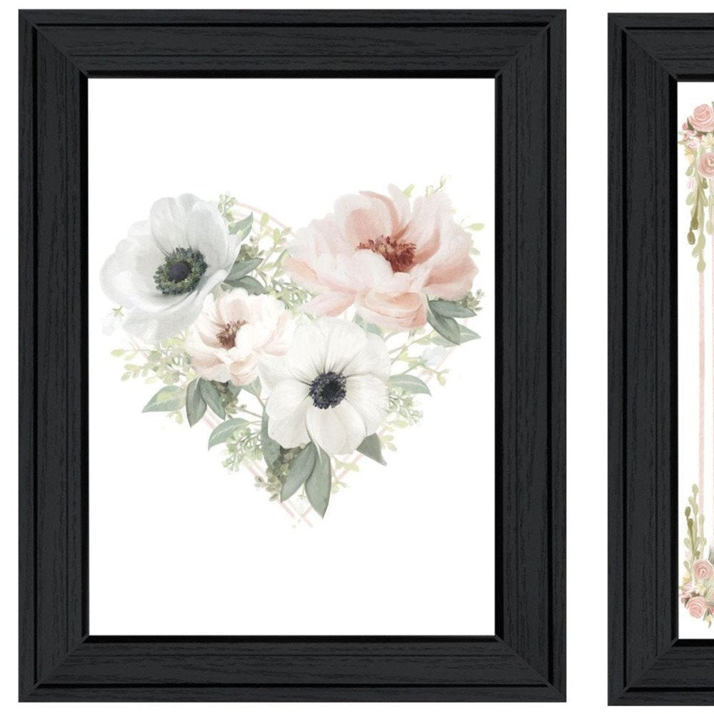 Set Of Two A Life Well Lived - Makes you smile at the Memories! Black Framed Wall Art — view 3