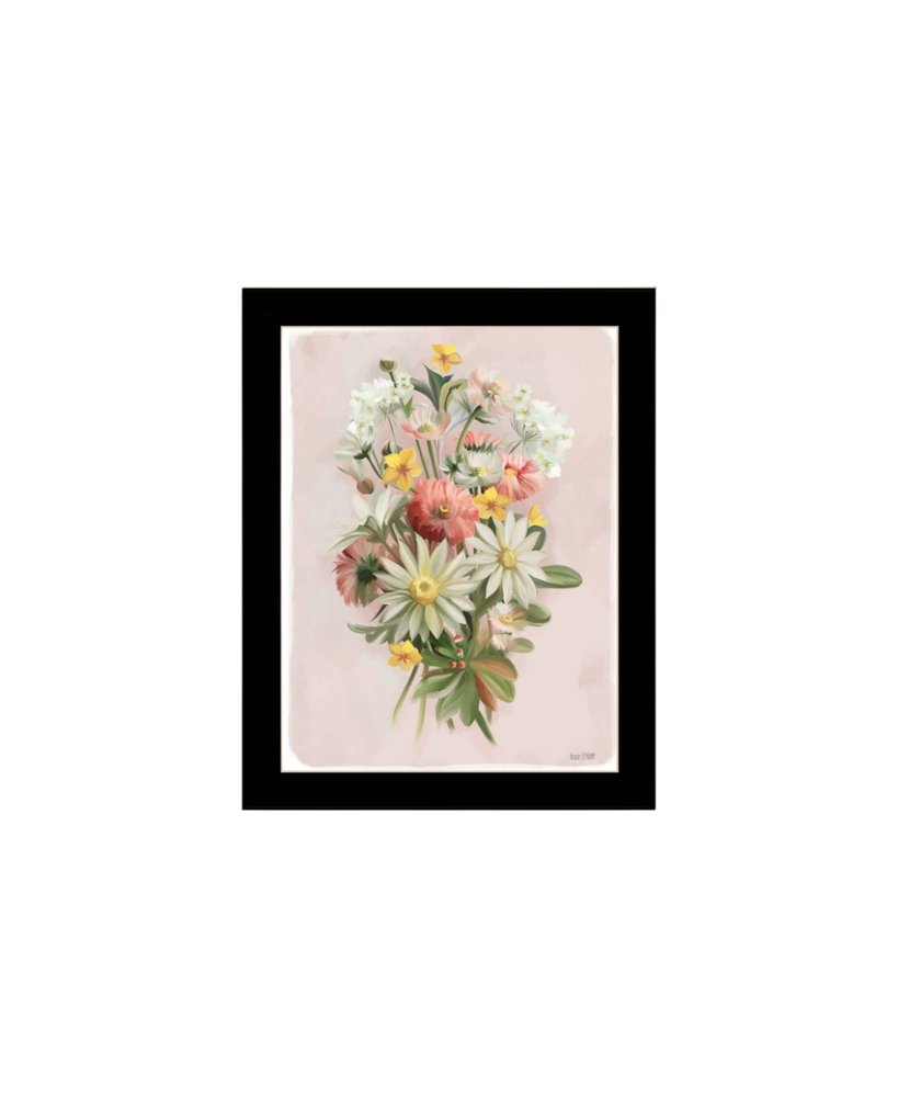 Set Of Two "Summer Wildflowers Just for You" Black Framed Wall Art — view 5