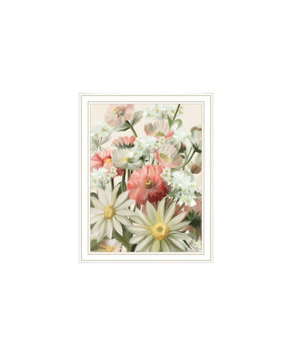 Set Of Two "Summer Wildflowers Just for You" Black Framed Wall Art HomeRoots
