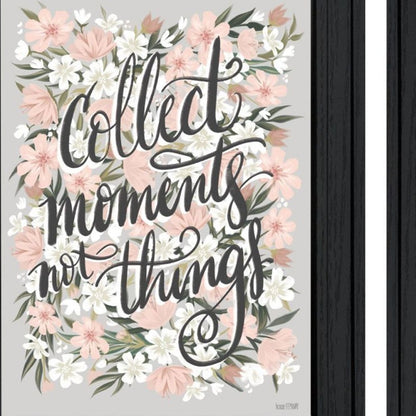 Set Of Two "Collect Moments Not Things" Black Framed Wall Art HomeRoots