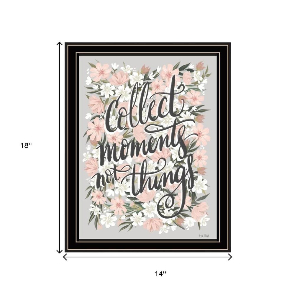 Set Of Two "Collect Moments Not Things" Black Framed Wall Art — view 6
