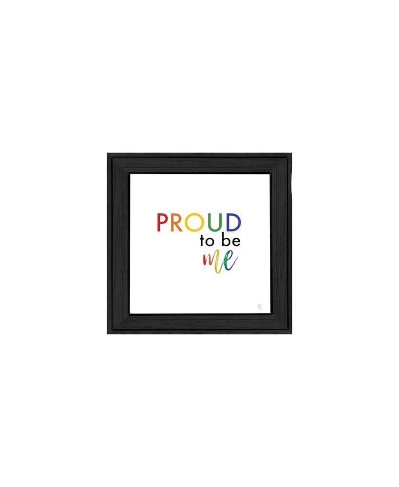 Set Of Two Pride And Proud of Yourself and Others! Black Framed Wall Art HomeRoots