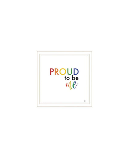 Set Of Two Pride And Proud of Yourself and Others! White Framed Wall Art HomeRoots