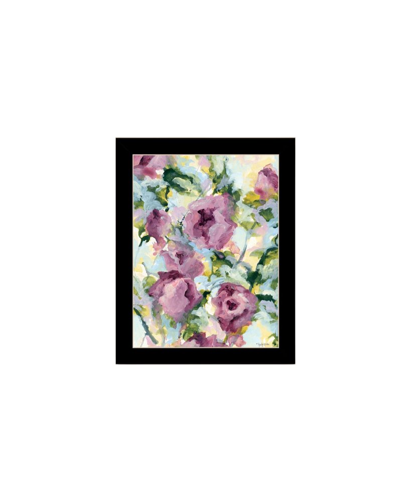 Set Of Two Abstract Florals Black Framed Wall Art — view 5