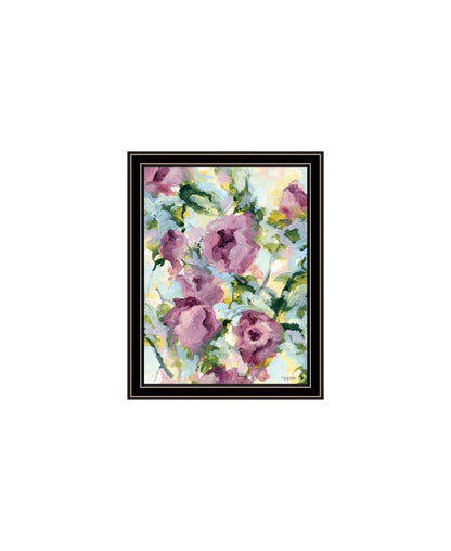 Set Of Two Abstract Florals Black Framed Wall Art HomeRoots