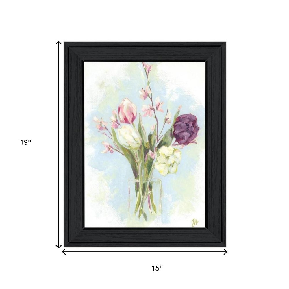 Set Of Two "Flowers from the Farm" Black Framed Wall Art — view 6