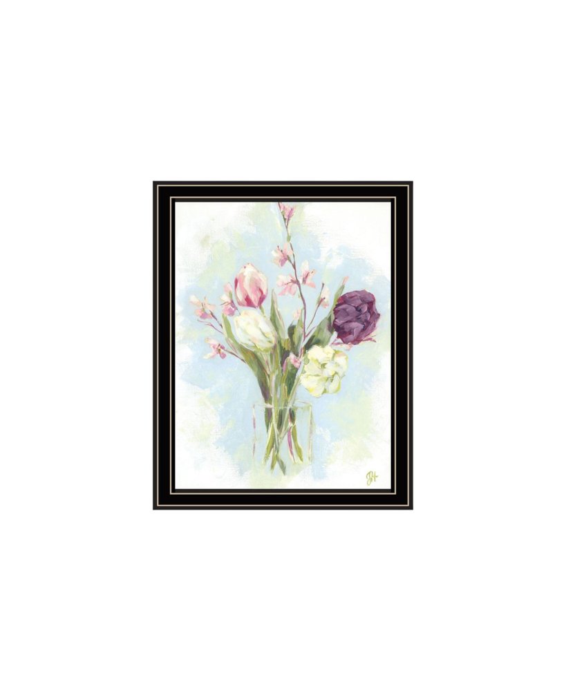 Set Of Two "Flowers from the Farm" Black Framed Wall Art HomeRoots