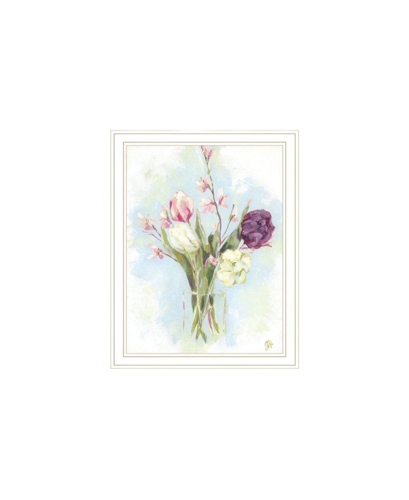 Set Of Two "Flowers from the Farm" White Framed Wall Art — view 5