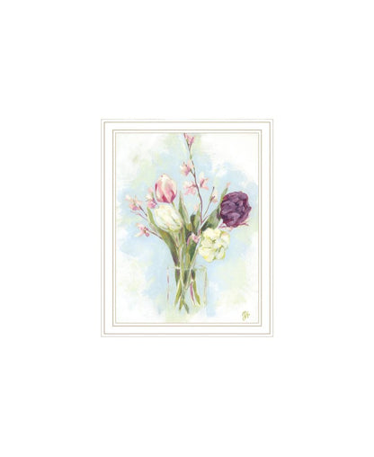 Set Of Two "Flowers from the Farm" White Framed Wall Art HomeRoots
