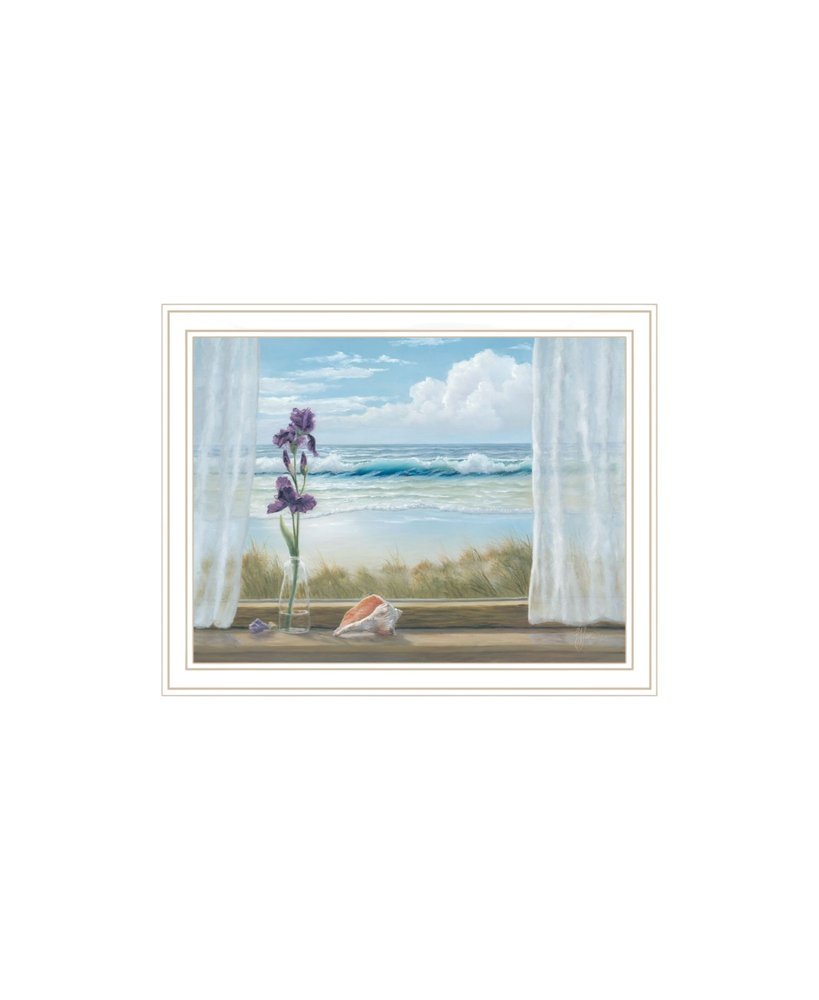 Set Of Two Lighthouse at Sunset White Framed Wall Art — view 4