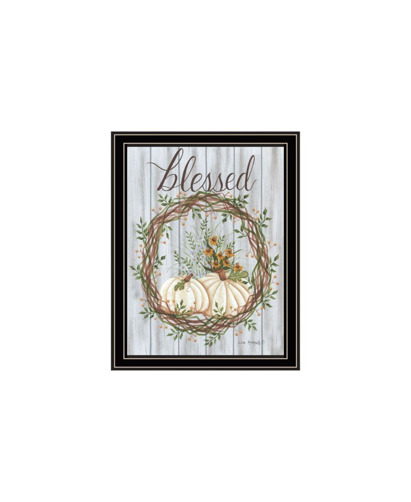 Set Of Two Thankful and Blessed for the Fall Black Framed Wall Art — view 6
