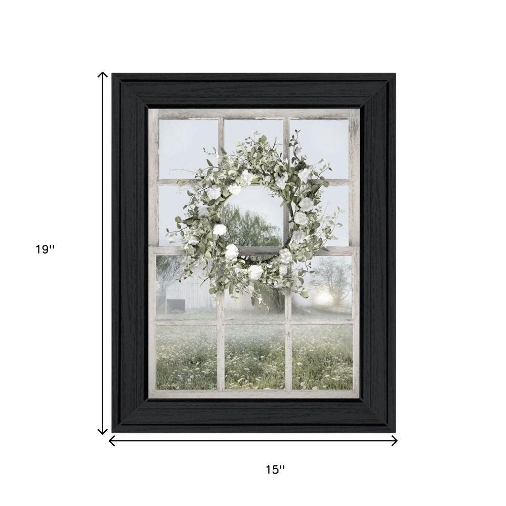 Set Of Two Green Country Morning Black Framed Wall Art — view 6