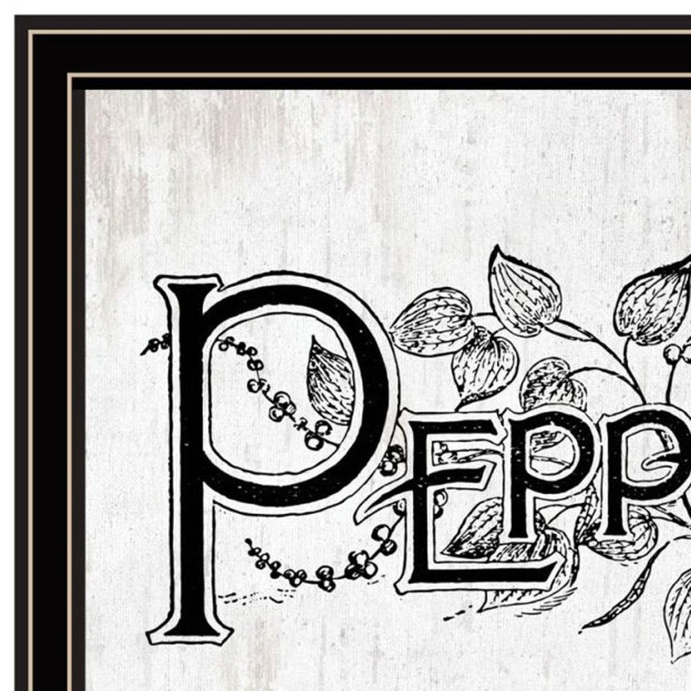 Set Of Two This Kitchen is Seasoned With Love Black Framed Kitchen Wall Art